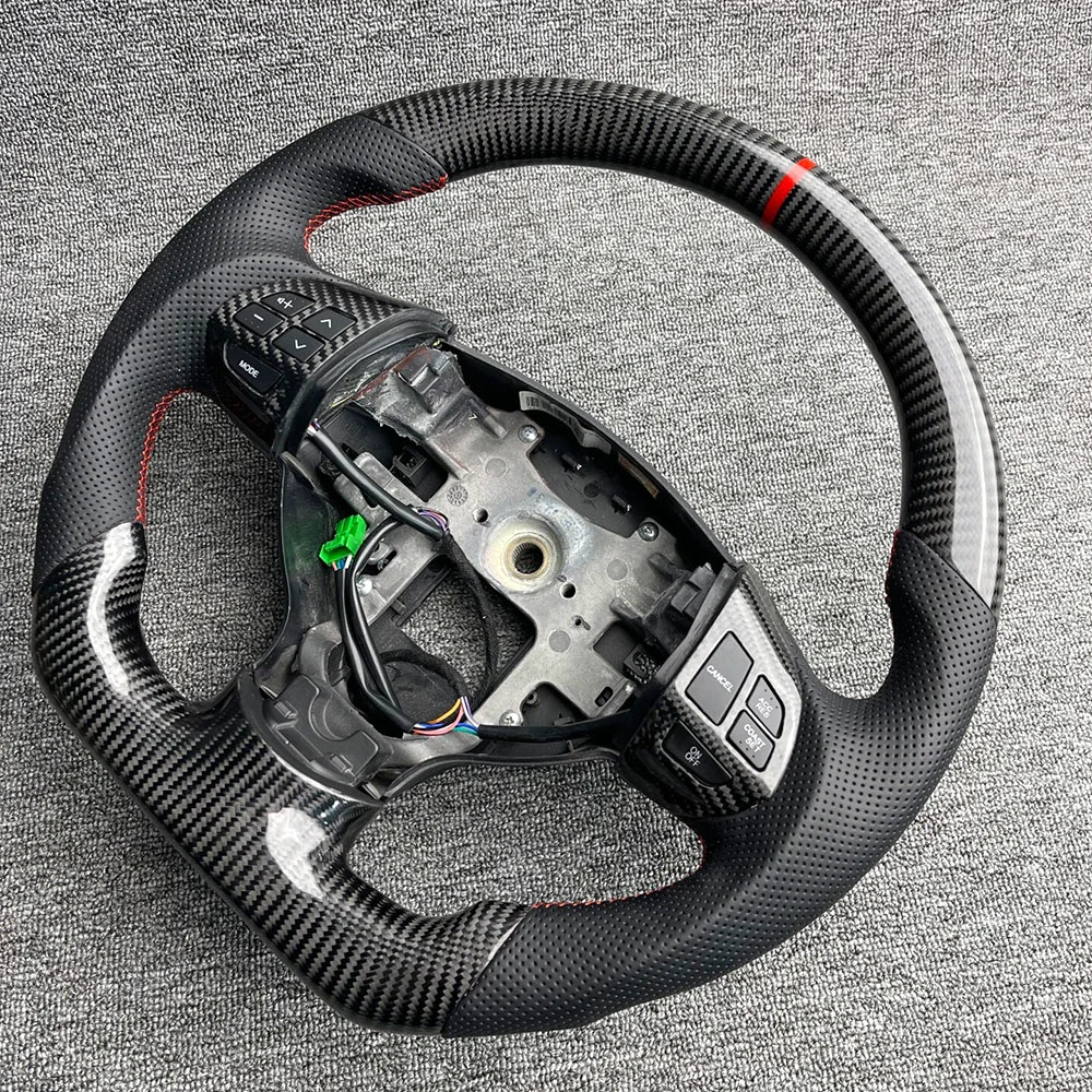 Carbon Fiber Steering Wheel for Mitsubishi Lancer detail 1