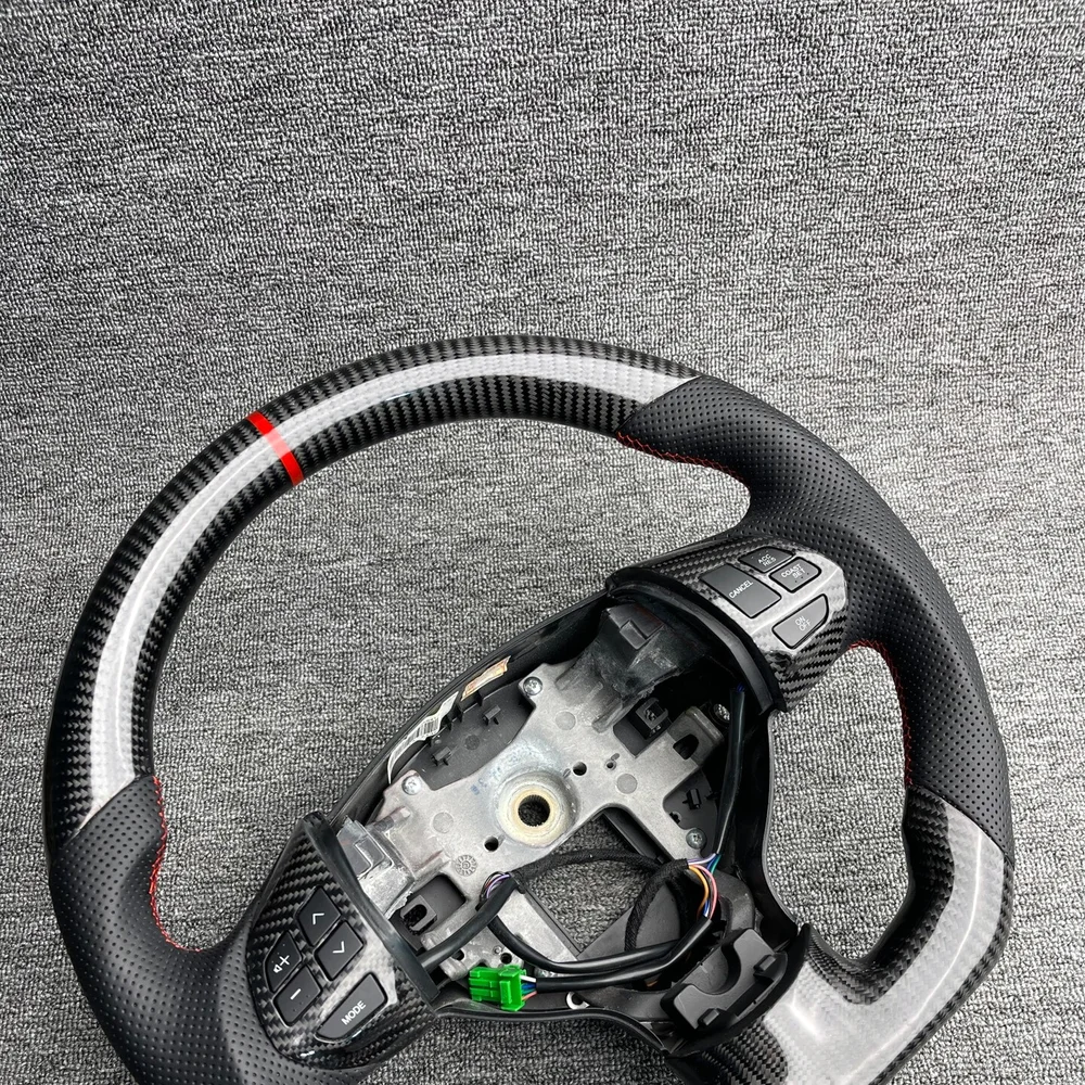 Carbon Fiber Steering Wheel for Mitsubishi Lancer detail 2