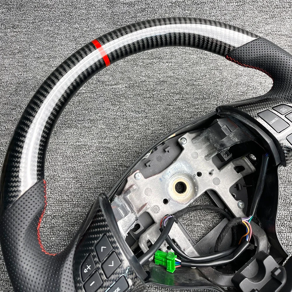 Carbon Fiber Steering Wheel for Mitsubishi Lancer detail 3