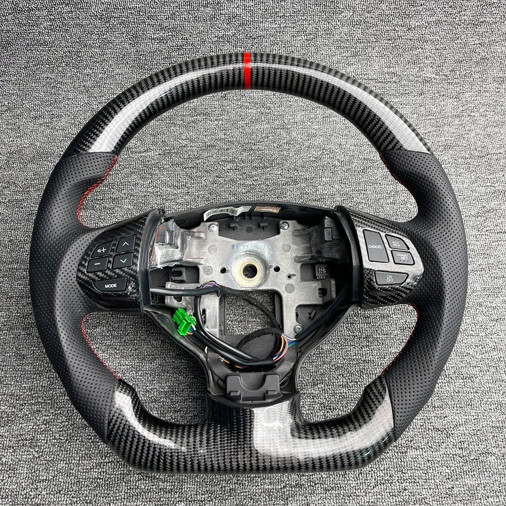 Carbon Fiber Steering Wheel for Mitsubishi Lancer detail 4