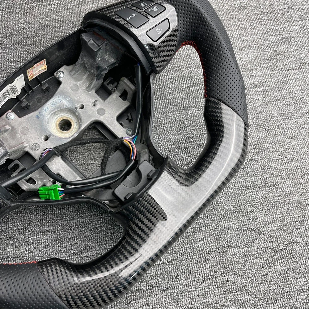 Carbon Fiber Steering Wheel for Mitsubishi Lancer detail 5