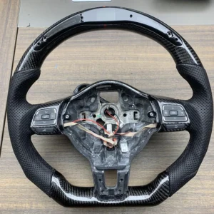 LED Carbon Fiber Steering Wheel for Volkswagen Golf 6