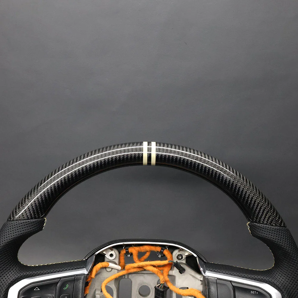 Carbon Fiber Steering Wheel for Dodge Ram TRX detail 2