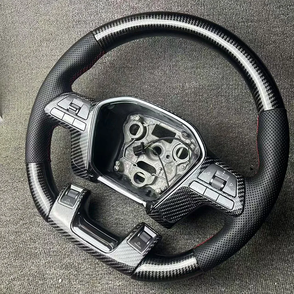 Carbon Fiber Steering Wheel with Nappa Leather for BYD Shark
