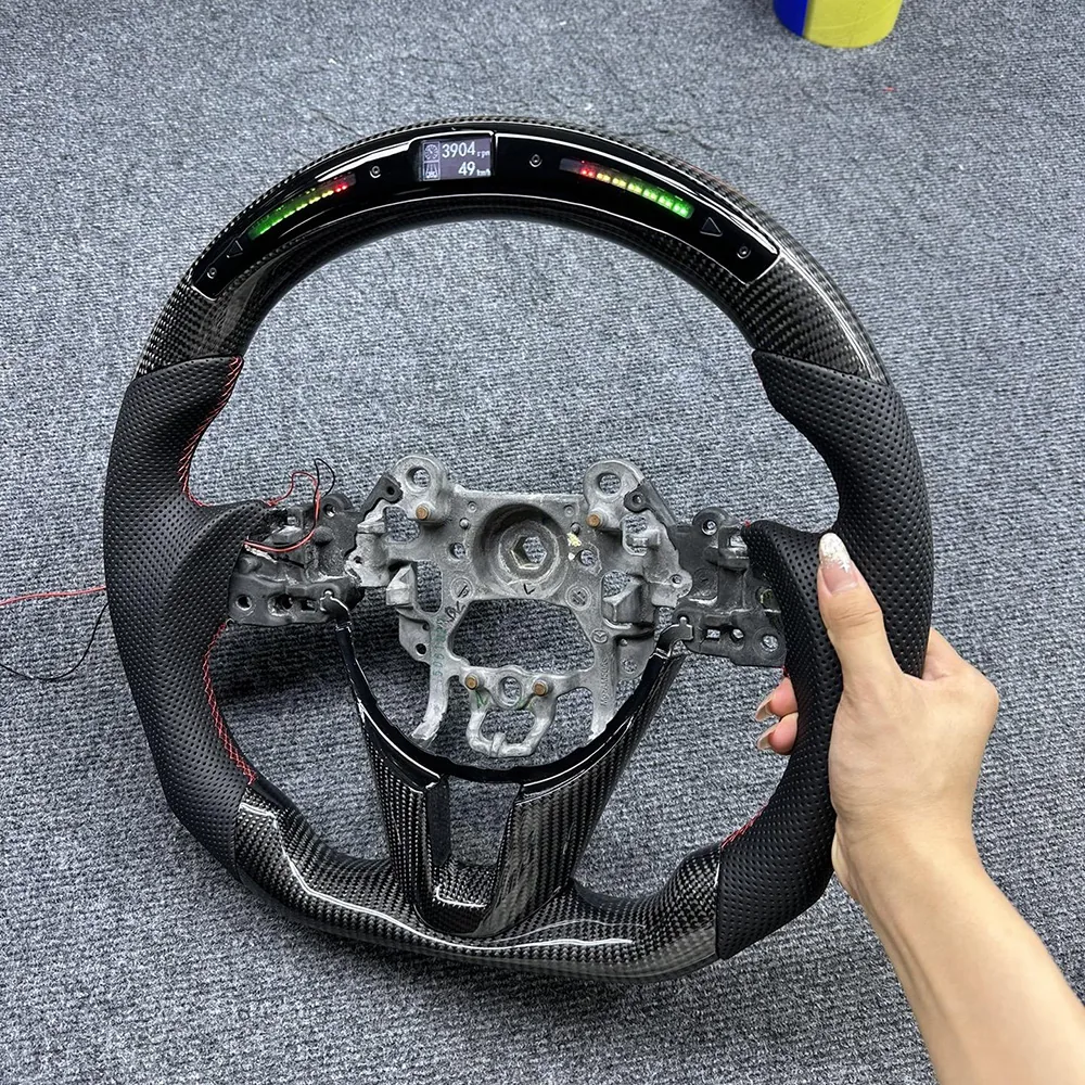 LED Carbon Fiber Steering Wheel for Mazda 3 / Mazda 6