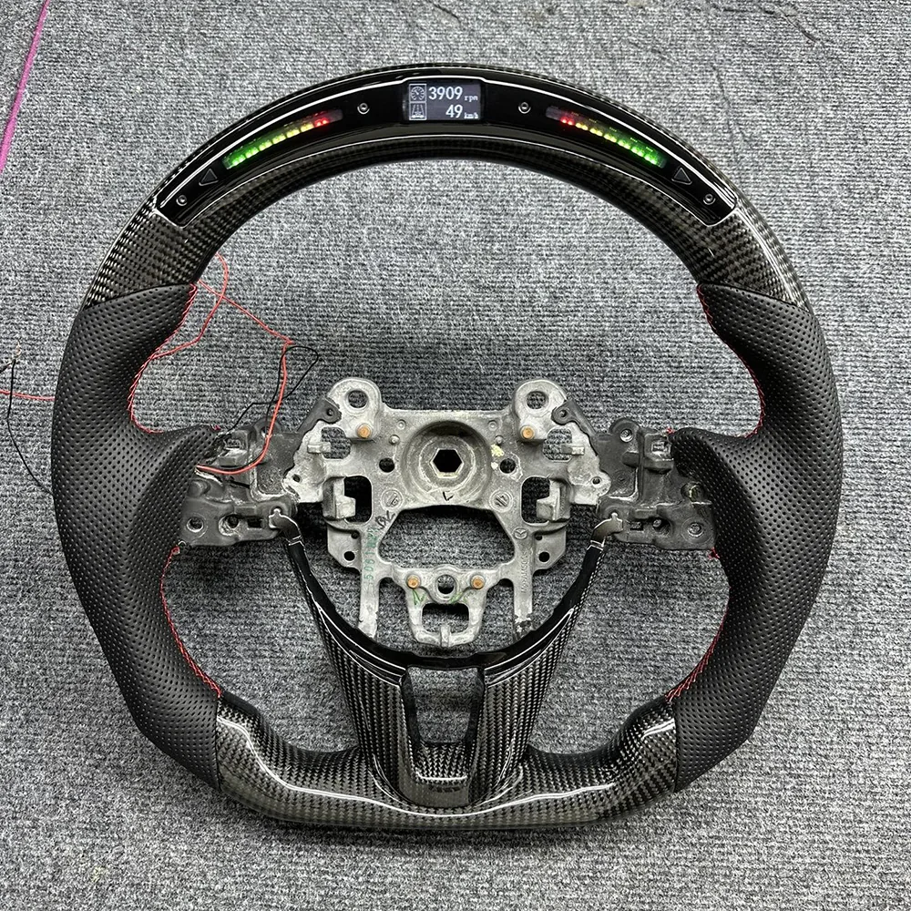 LED Carbon Fiber Steering Wheel for Mazda 3 / Mazda 6 detail 2
