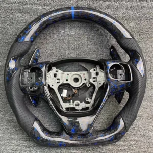 Blue Forged Carbon Fiber Steering Wheel for Toyota Corolla / Levin