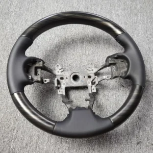 Matte Black Wooden Steering Wheel for Honda Jade
