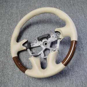 Wooden & Leather Steering Wheel for Nissan Teana