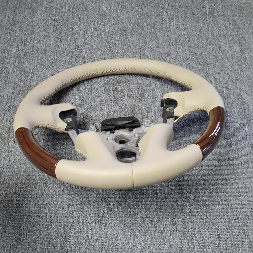 Wooden & Leather Steering Wheel for Nissan Teana detail 1