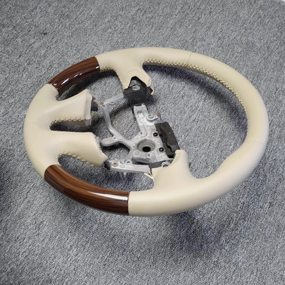 Wooden & Leather Steering Wheel for Nissan Teana detail 3