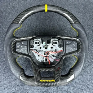 Heated Carbon Fiber Steering Wheel for Ford Bronco Raptor