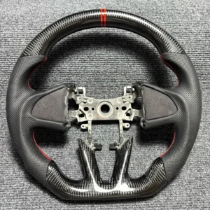 Custom Carbon Fiber Steering Wheel for Honda Fit (GK5) / Civic