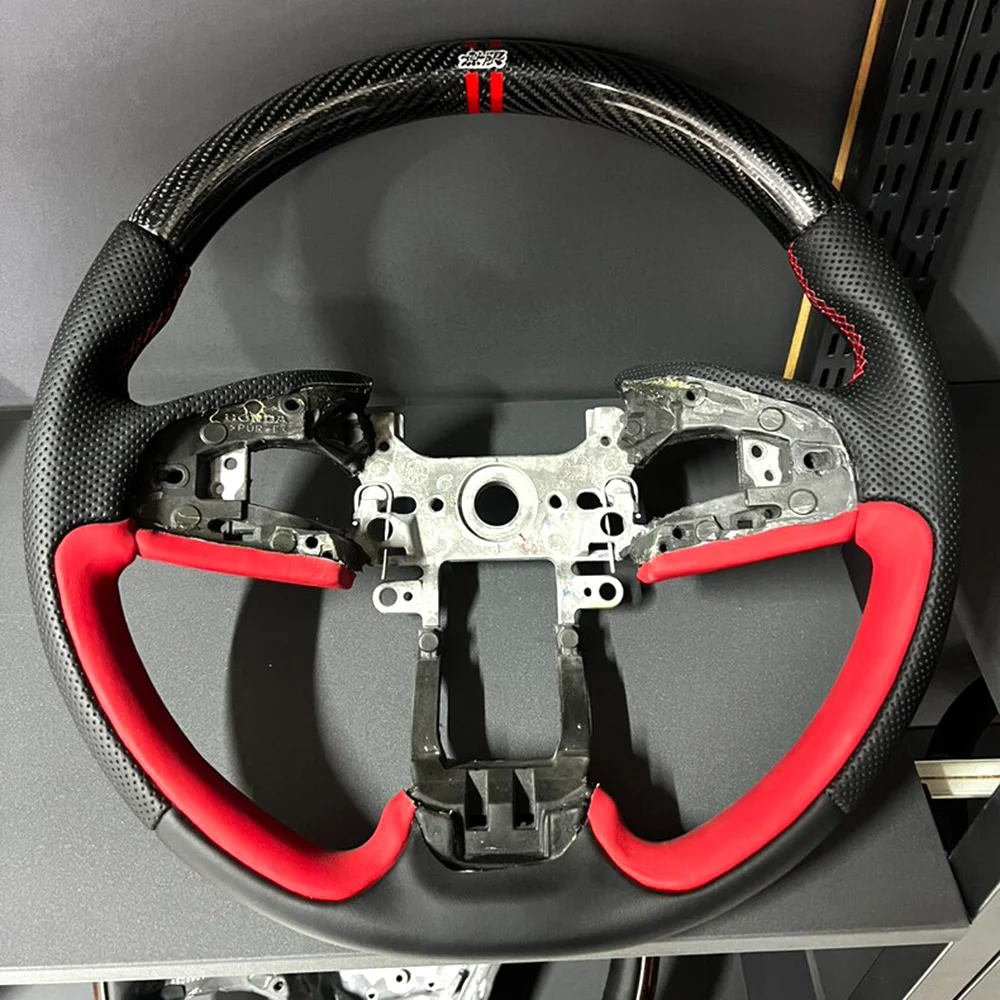 Custom Carbon Fiber Steering Wheel for Honda Civic Type R