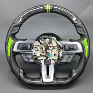 Custom Carbon Fiber Steering Wheel for Ford Mustang