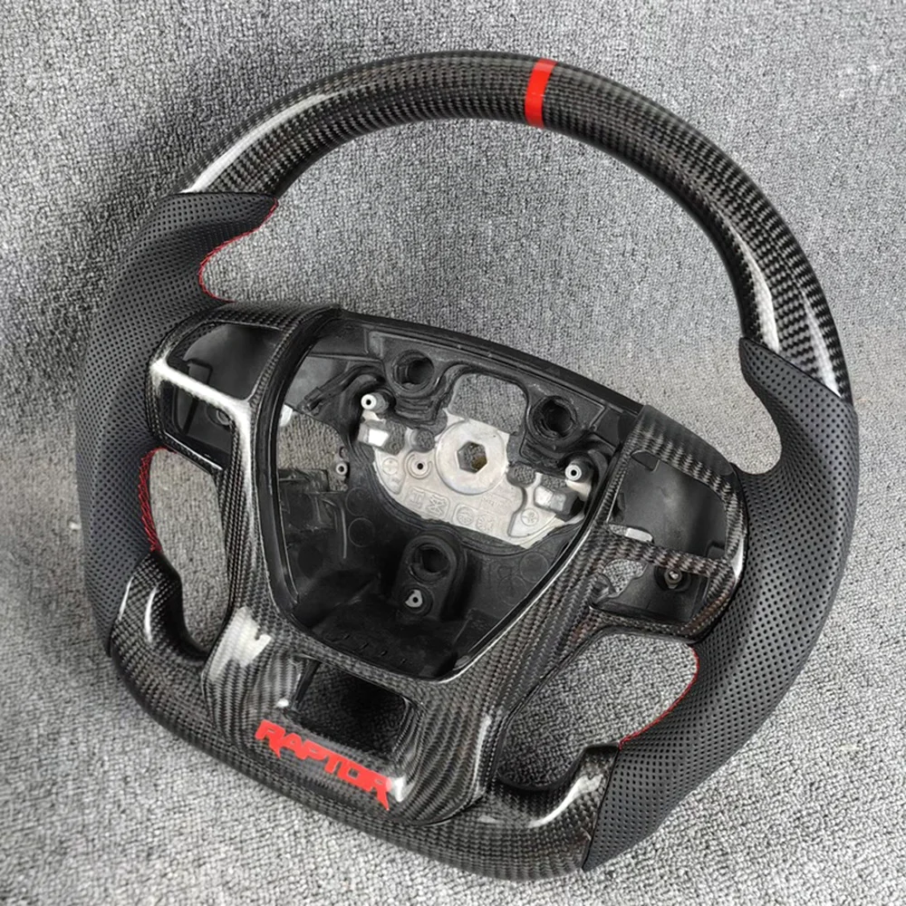 Custom Carbon Fiber Steering Wheel for Ford