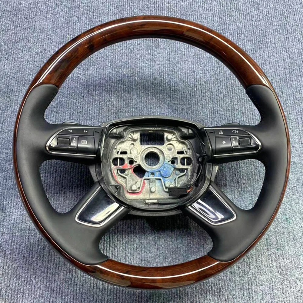 Wooden Steering Wheel for Audi C7 (A6 / A7) detail 1