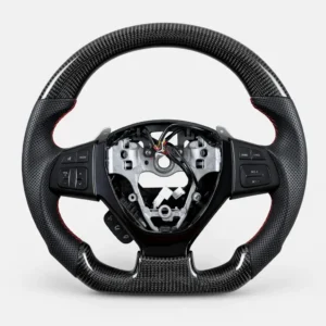 Handcrafted Textured Carbon Fiber Steering Wheel Replacement for Suzuki Vitara 2017