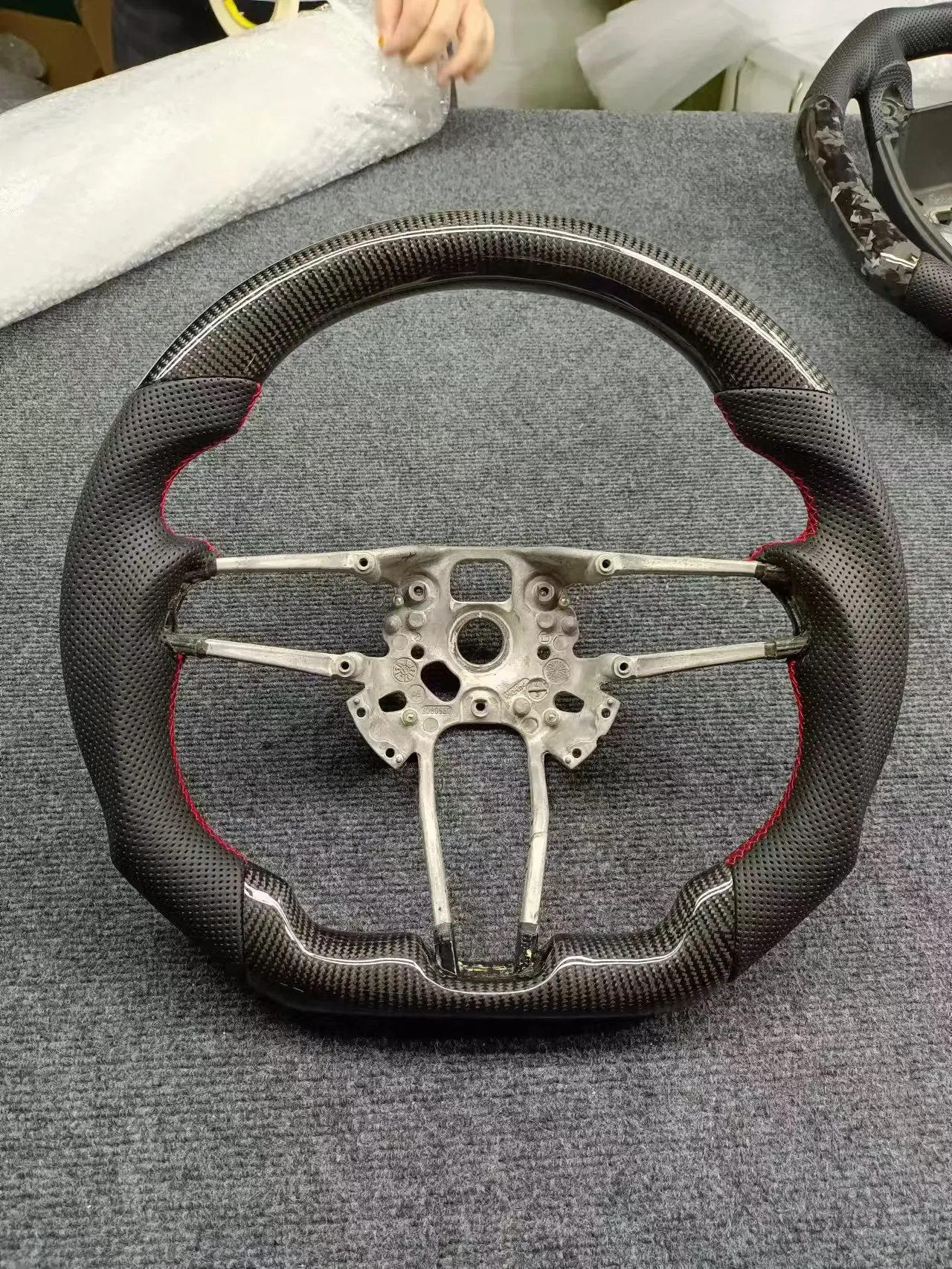 Yeedercar Custom Carbon fiber steering wheel for Porsche 911 918 panamera