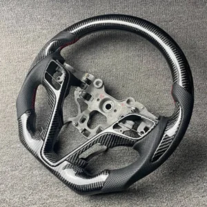 Custom Forged Carbon Fiber Steering Wheel for Hyundai Santa Fe/Tucson | Flat-Bottom Sport Design