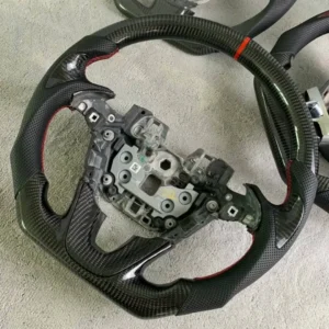 Yeedercar Custom Carbon Fiber Car Steering Wheel Fit for Lincoln MKZ