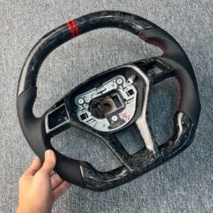 Custom Forged Carbon fiber steering wheel for Mercedes-Benz W204 W218