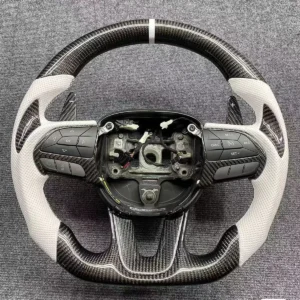 Custom Design Gloss Carbon fiber steering wheel for Chevrolet Camaro‌