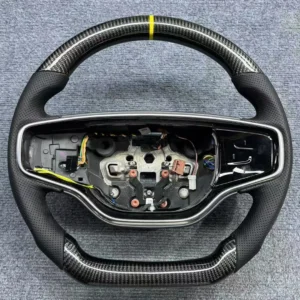 Yeedercar Custom Carbon Fiber Car Steering Wheel Fit for Lincoln Z Adventurer Aviator