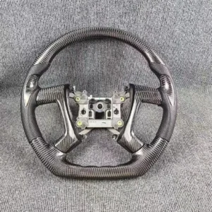 Custom Design Gloss Carbon fiber steering wheel for The Durant Guild