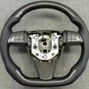Yeedercar Custom Gloss Carbon fiber steering wheel for Cadillac SLS ATS