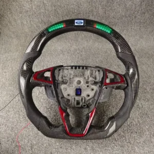 Yeedercar Custom LED Carbon fiber steering wheel for Ford fusion Mondeo