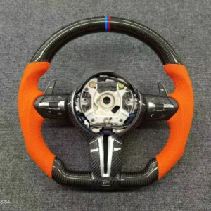 Gloss Carbon fiber steering wheel for BMW F Series X5 F30 F80 F88