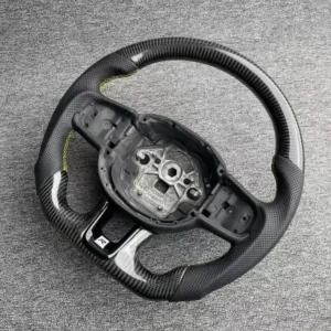 Yeedercar Custom Gloss Carbon Fiber Finish Car Steering Wheel for Volvo S60 S40 S90