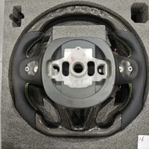 Yeedercar Custom Gloss LED Carbon fiber steering wheel for Dodge Charger hellcat SRT challenger