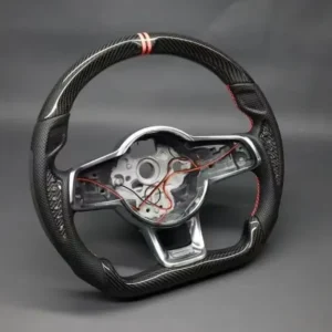 Yeedercar Custom Carbon fiber steering wheel with heating function for Volkswagen Golf 7 GTI Rline