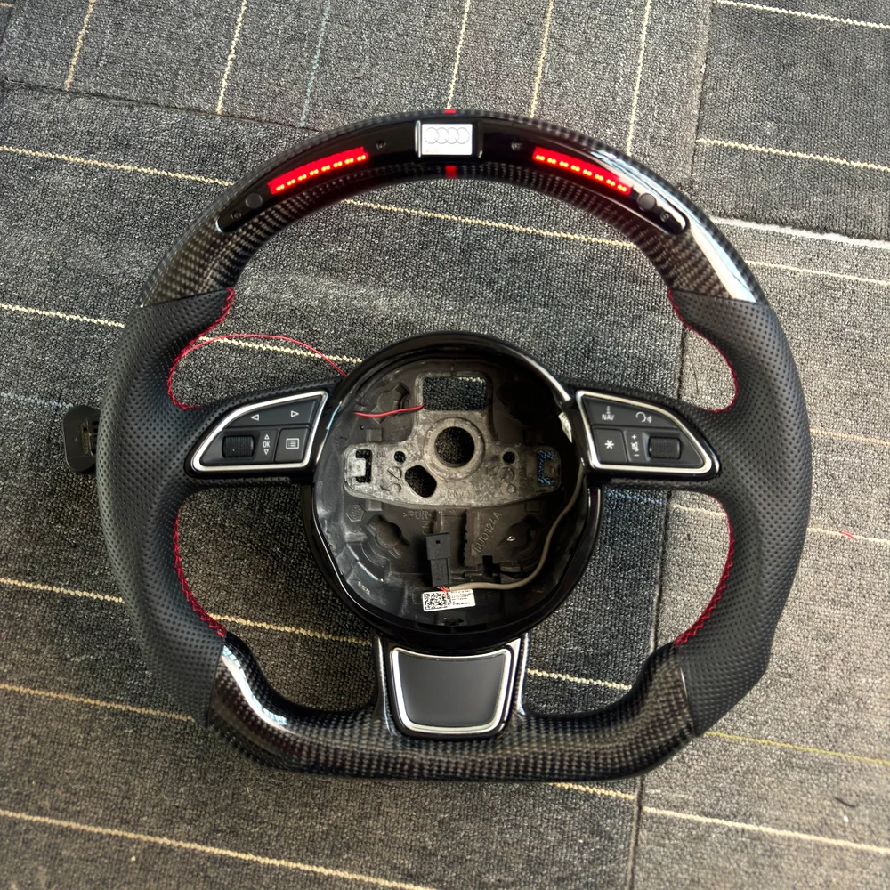 LED Carbon Fiber Steering Wheel for Audi A4 / A5 (B8.5)