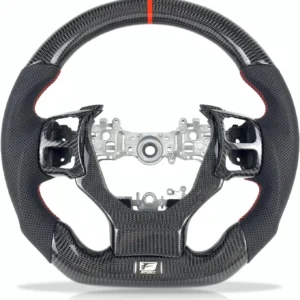 Yeedercar Custom Carbon fiber steering wheel Leather for Lexus RC350