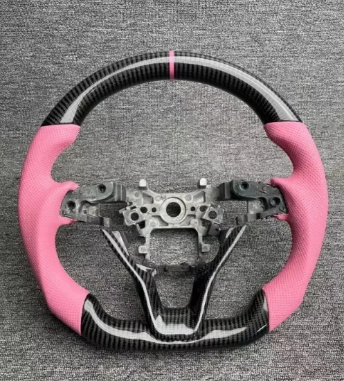 honda accord carbon fiber steering wheel - view 3