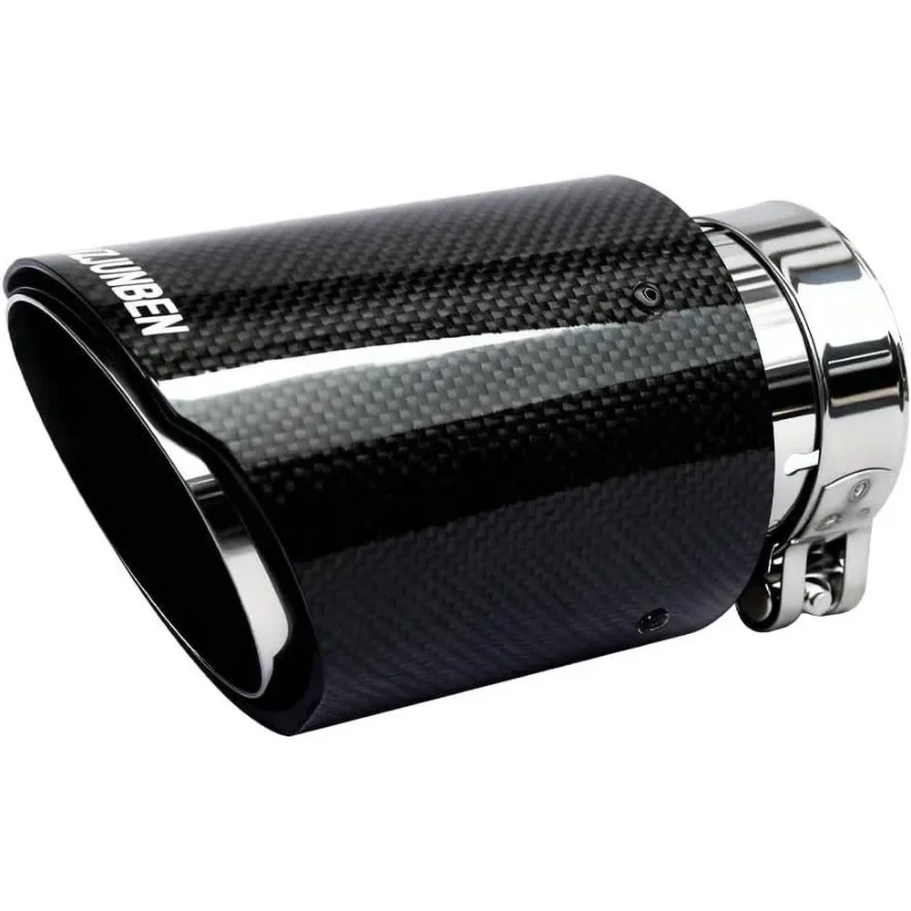 Carbon fiber exhaust tip intake 2.5 inch outlet 3.5 inch exhaust tip car tailpipe