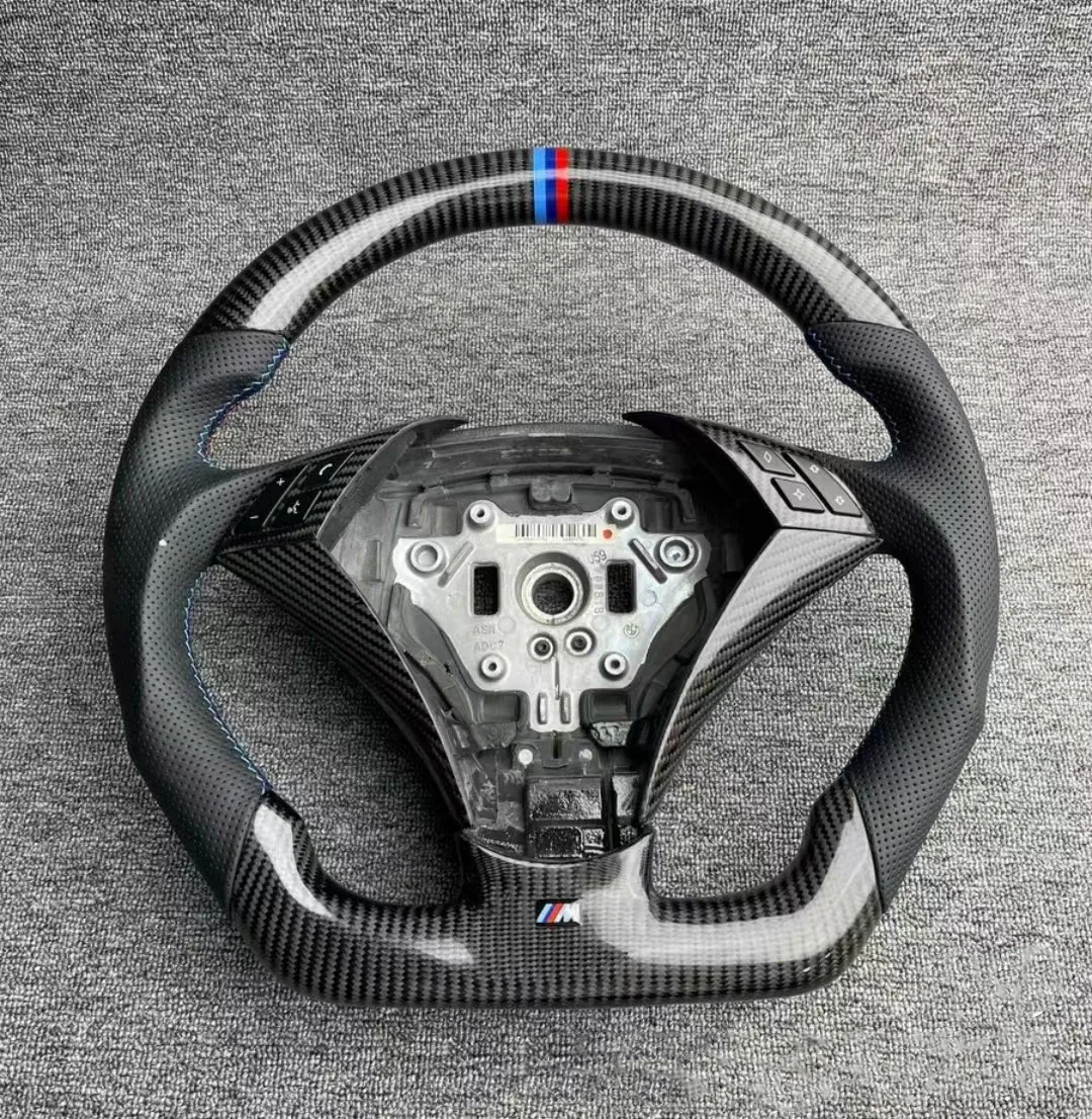 bmw 5 series carbon fiber steering wheel - view 2