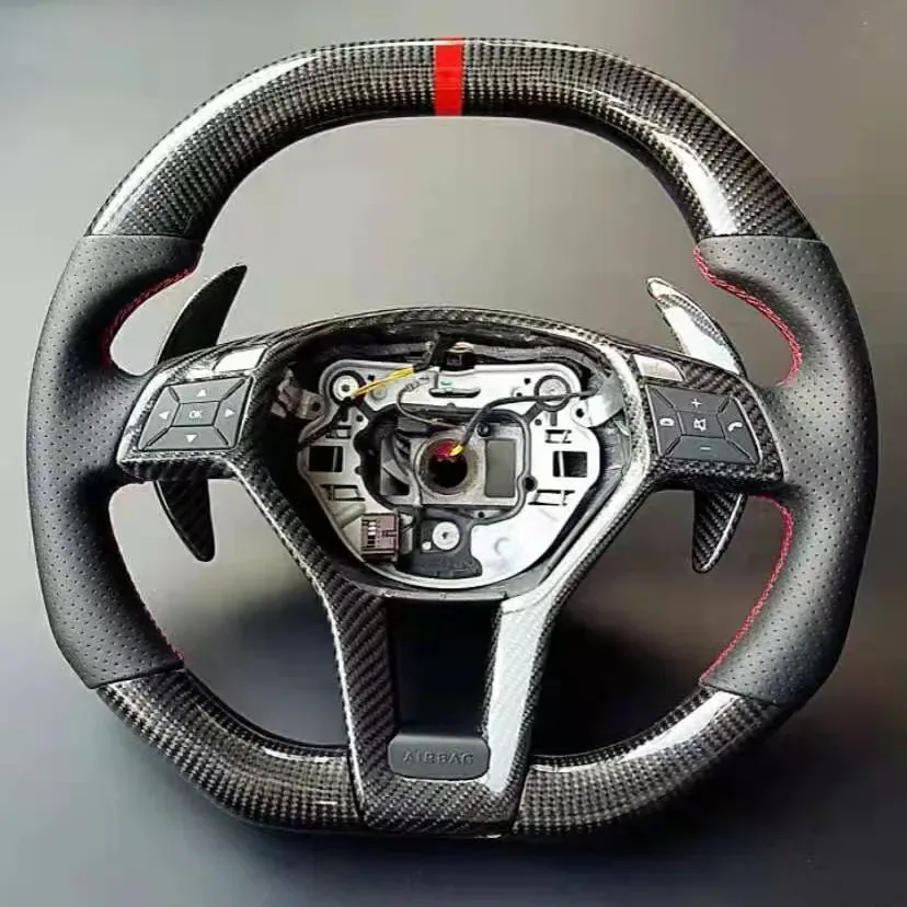 Custom Carbon Fiber Steering Wheel for Mercedes-Benz GLK 300