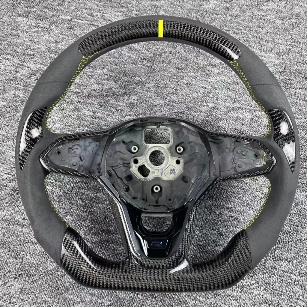 volkswagen golf carbon fiber steering wheel