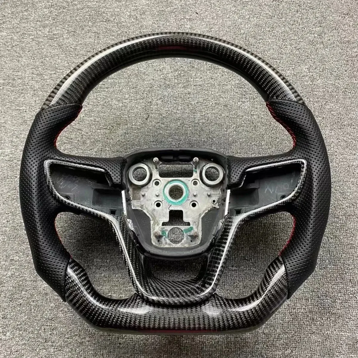 buick carbon fiber steering wheel - view 2