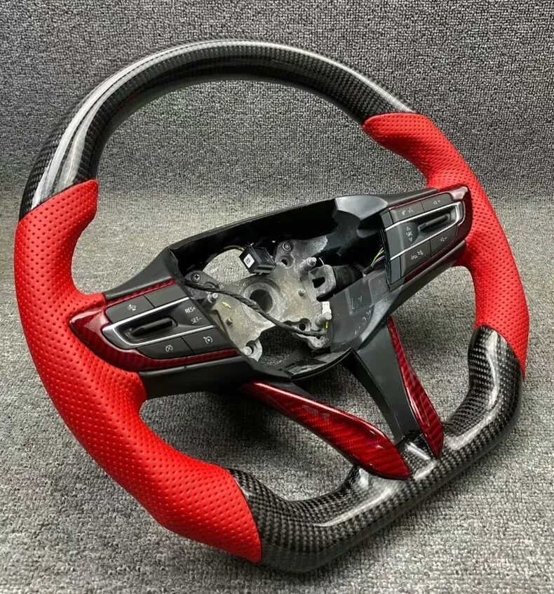 buick carbon fiber steering wheel - view 2