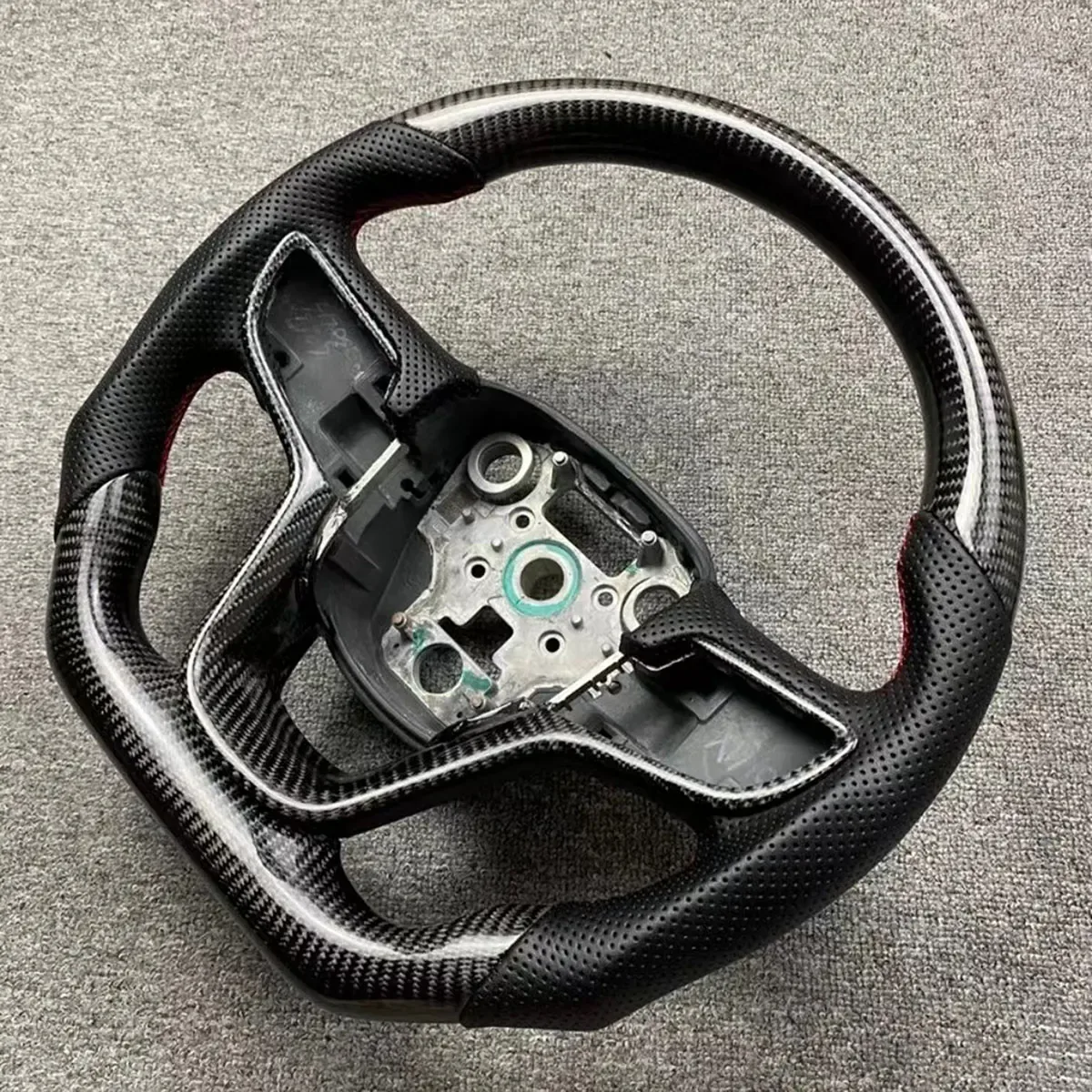 buick carbon fiber steering wheel - view 3