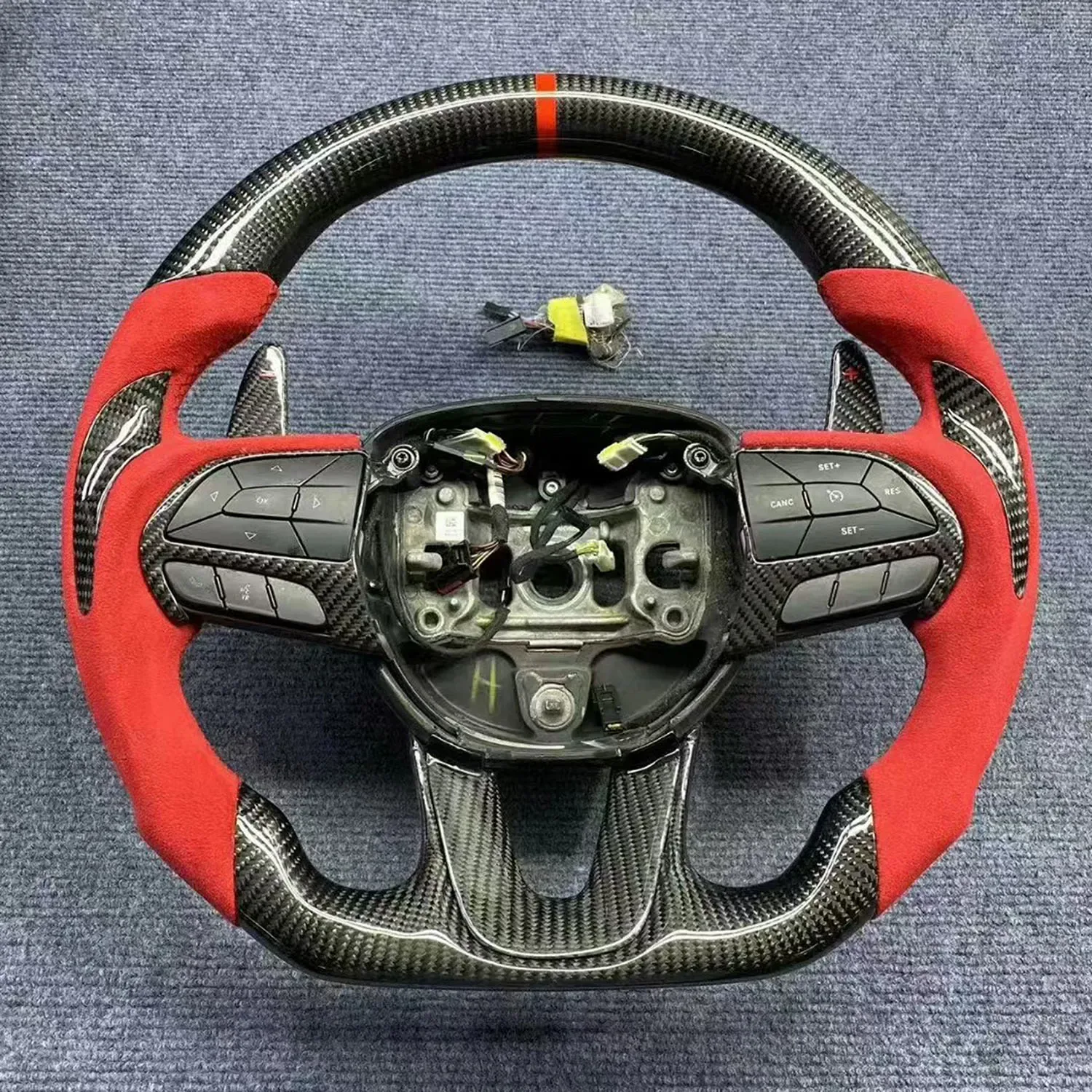 chevrolet camaro carbon fiber steering wheel - view 2