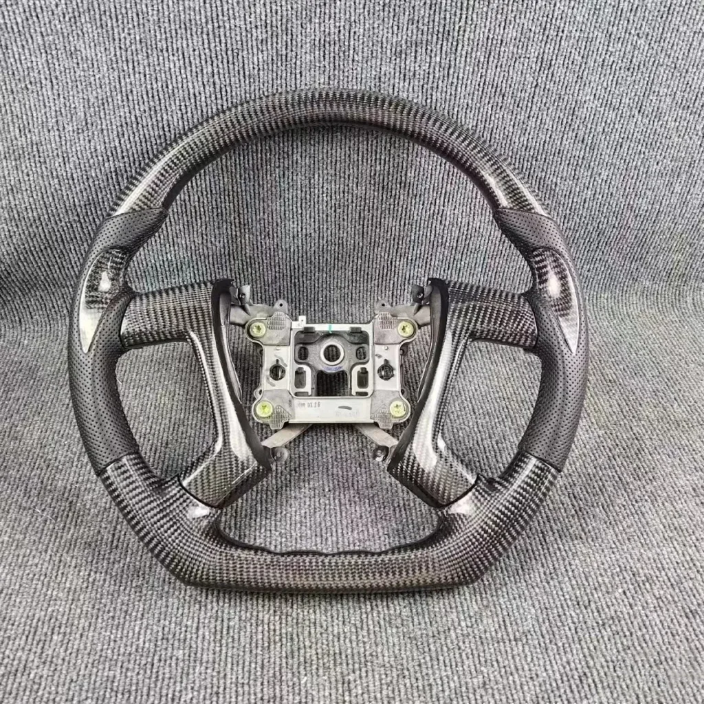 Custom Design Gloss Carbon fiber steering wheel for The Durant Guild