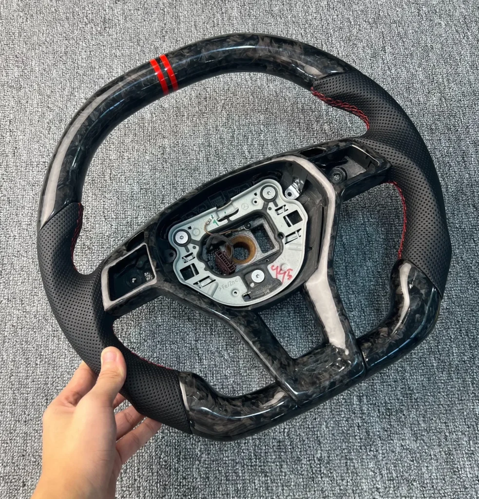 Custom Forged Carbon fiber steering wheel for Mercedes-Benz W204 W218