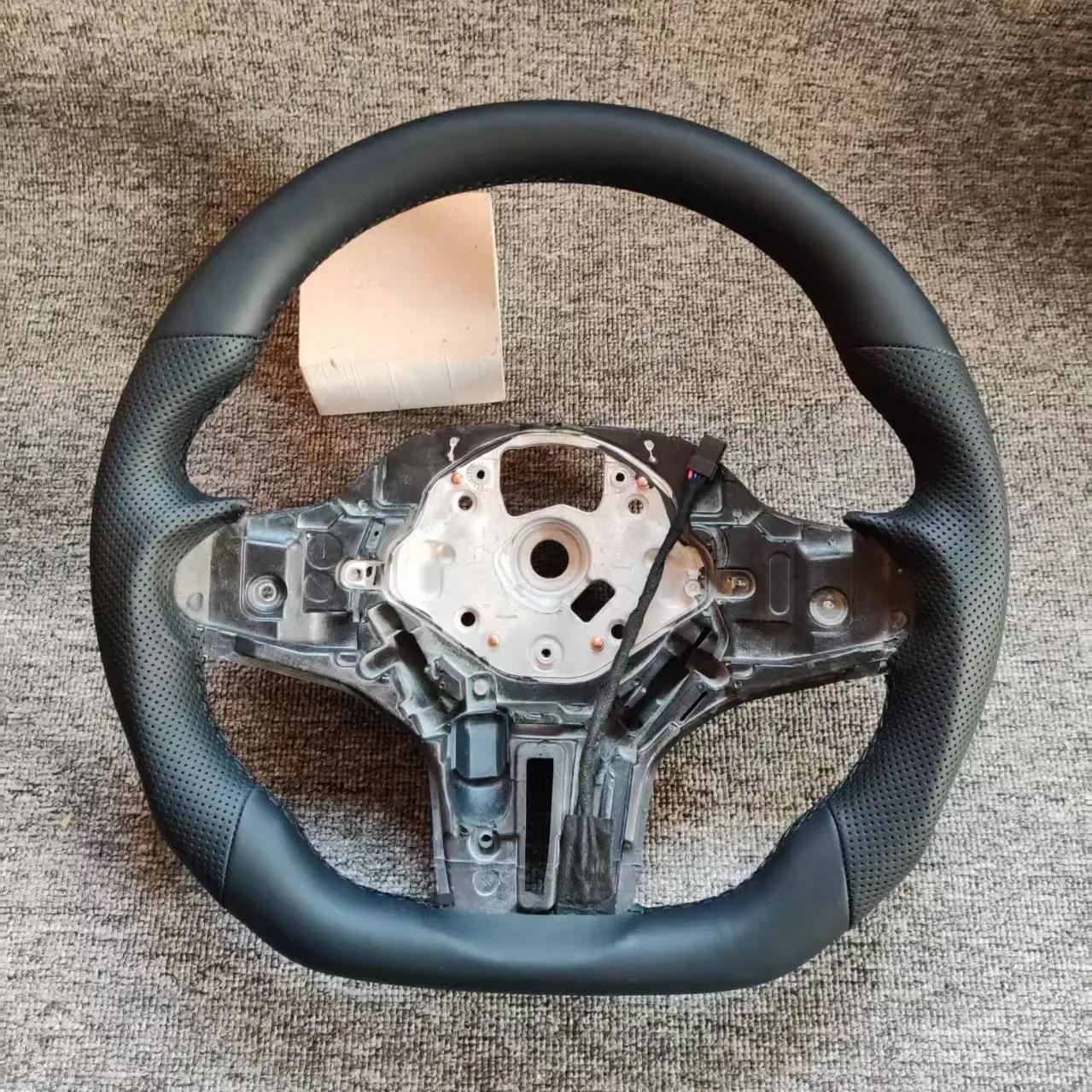 bmw f series carbon fiber steering wheel - view 2