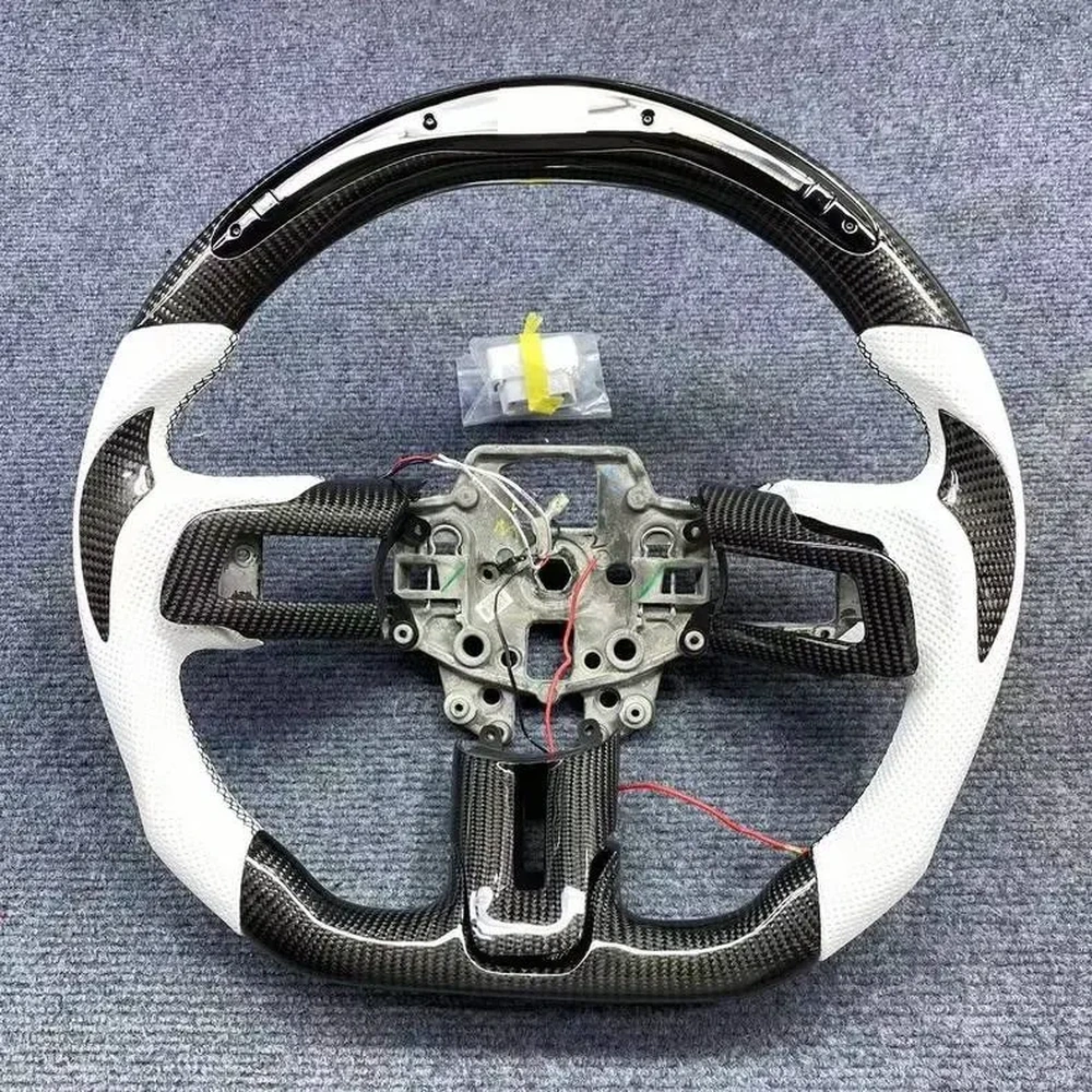 ford mustang carbon fiber steering wheel
